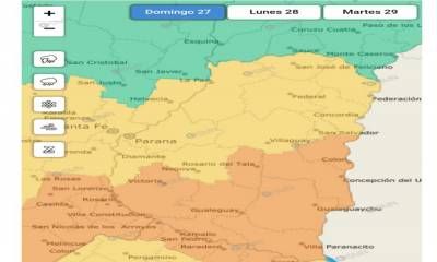El alerta por tormentas se extiende hasta el martes en el territorio provincial