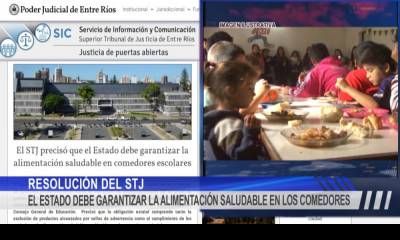 El STJ precisó que el Estado debe garantizar la alimentación saludable en comedores escolares