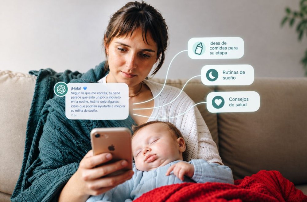 Día de la Madre: el 56% de las mamás ya ve a la IA como “un nuevo  integrante” de la crianza.
