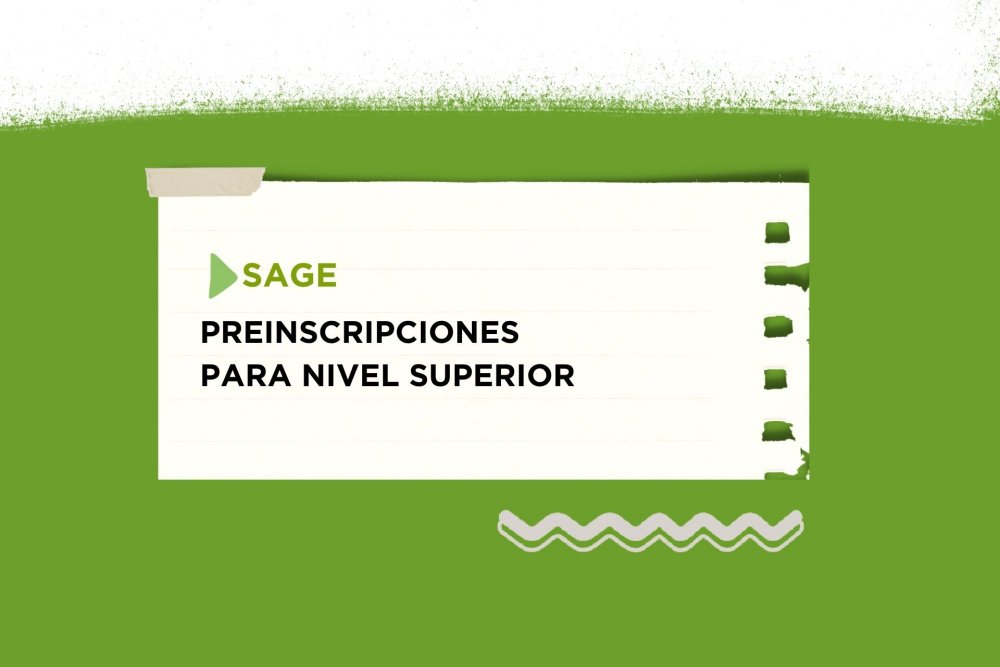 El CGE digitaliza las preinscripciones para el nivel superior a través del sistema SAGE