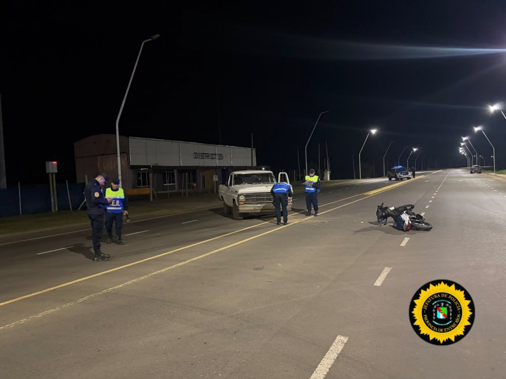 Una persona resultó lesionada en un accidente de tránsito