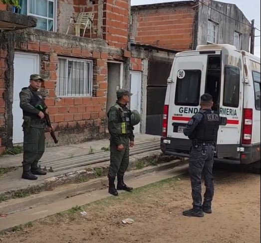 Gendarmería y la Policía realizaron nueve allanamientos por narcotráfico en Concordia.