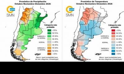Súper Niño: anticipan más lluvias y un “desvío” en las temperaturas hasta fin de año en Entre Ríos