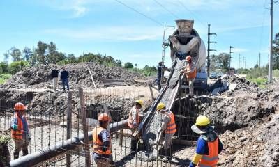 El municipio avanza con una obra hidráulica clave para evitar anegamientos sobre Boulevard Ayuí.