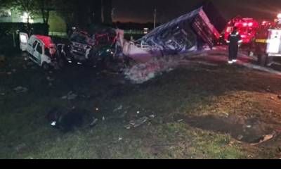 Trágico choque en la ruta 39: tres personas murieron tras un impacto frontal cerca de Rosario del Tala.