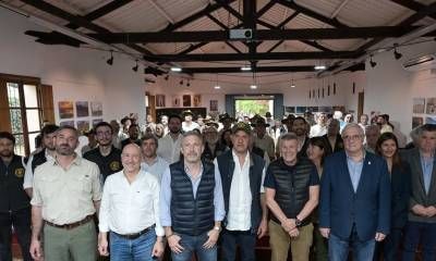 Frigerio y Scioli participaron de un encuentro de Parques Nacionales en El Palmar