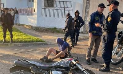 Un sujeto fue detenido tras robar una moto y ser perseguido por la policía